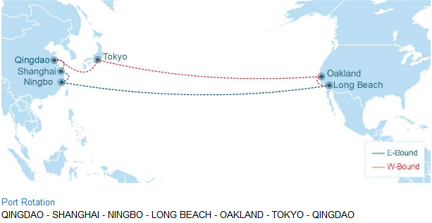 陽(yáng)明PS6航線(xiàn)圖